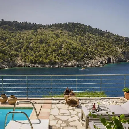 Kazaana: Seafront Kefalonia Retreat With Pool And Views Villa Asos